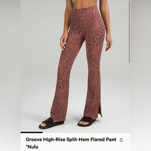 Lululemon Groove Nulu Flare Pant w/ Split Hem